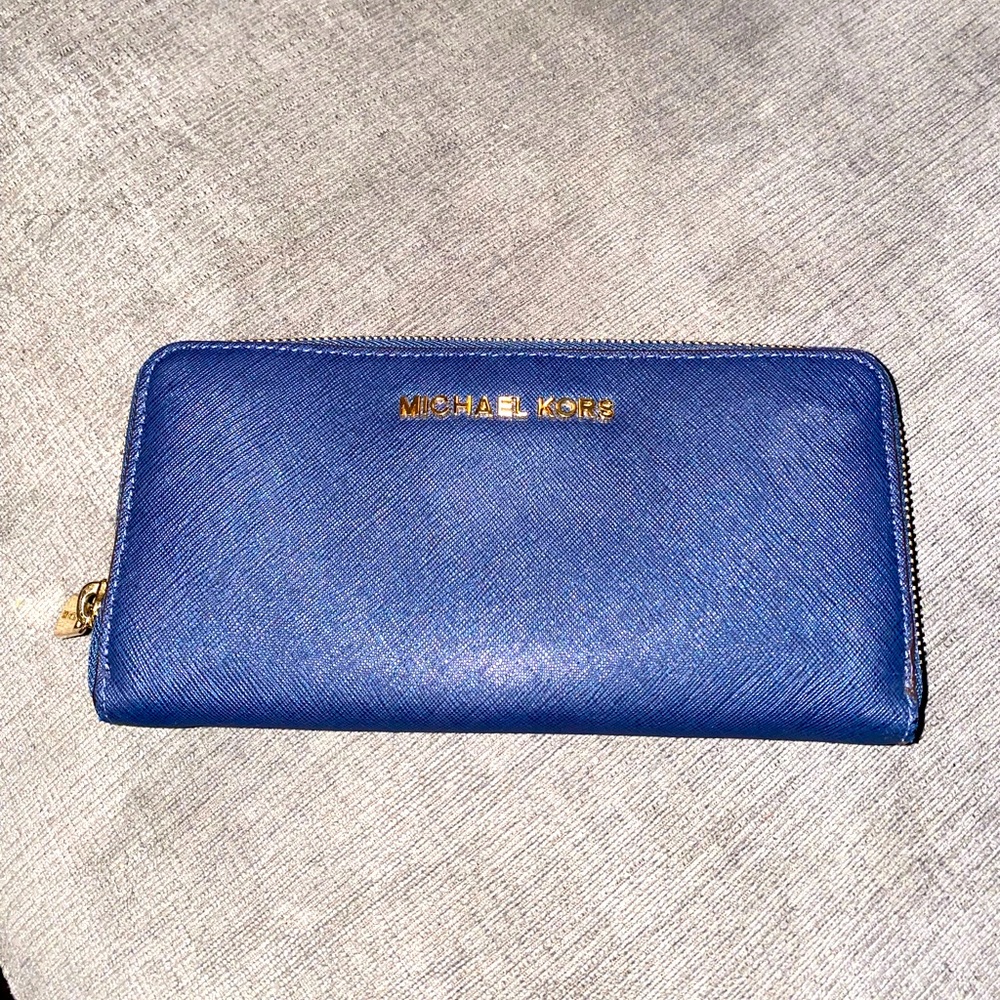 Navy Michael Kors Wallet